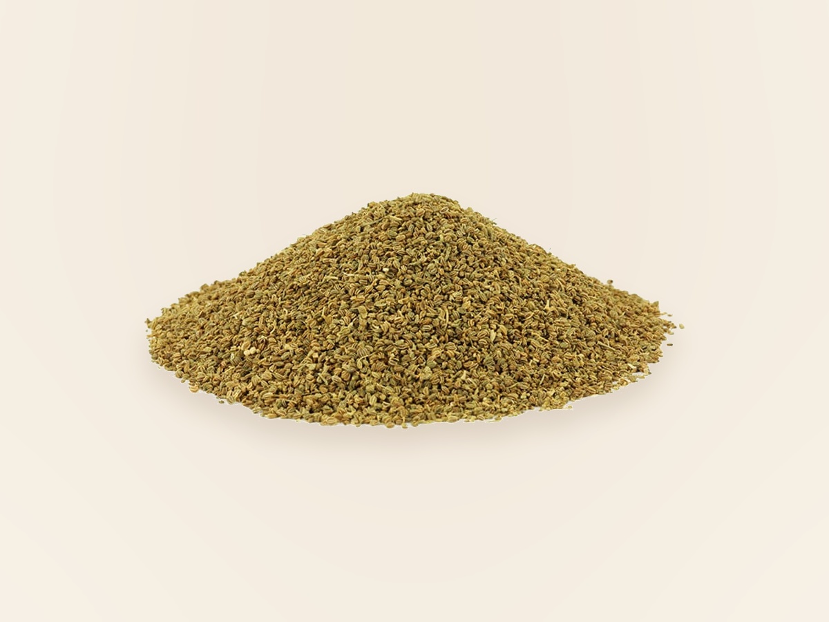 A pile of dried celery seed